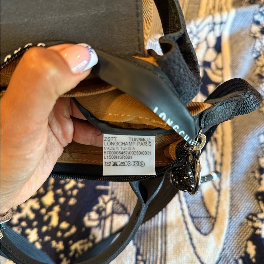 Longchamp Tan and Black Crossbody Bag - Picture 6 of 6